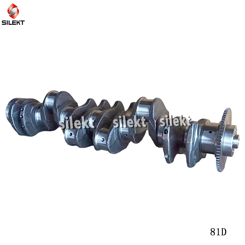 Crankshaft 1005014-81d Engine Parts Fawde 81d Truck Forged Steel Diesel Engine for FAW Jiefang Heavy Duty