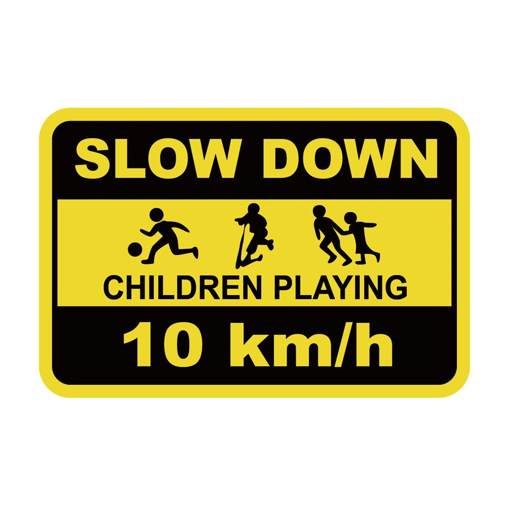 Customized Europe Standard Aluminum Road Reflective Traffic Safety Warning Caution Sign