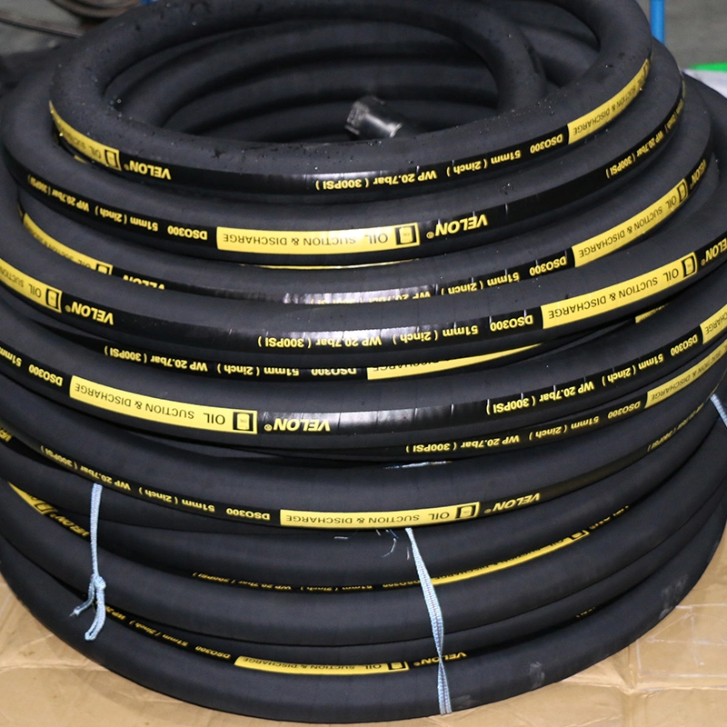 Vacuum Resistant Chemical Transfer EPDM Rubber Hose for Solvent/Acids/Alkali Deliery