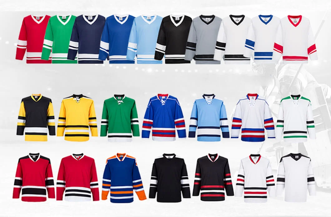 Fashion Custom Team Sports Clothing Sublimation Factory Team Wear Uniforms Ice Hockey Shirts