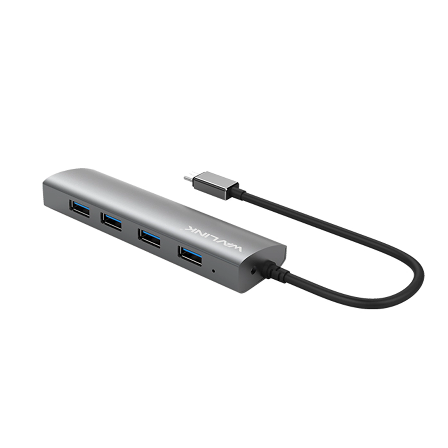 4 puertos USB 3.0 HUB con tipo C, de 5 Gbps Hub USB Superspeed, apoyar la función de intercambio en caliente