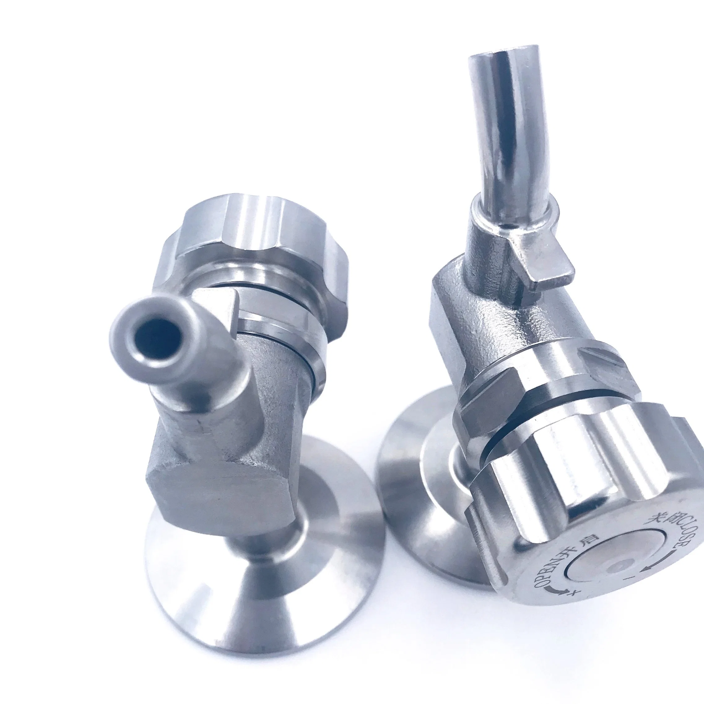 1.5" Tri-Clamp Stainless Steel Sanitary Sample Valve with Sample Coil Compatible