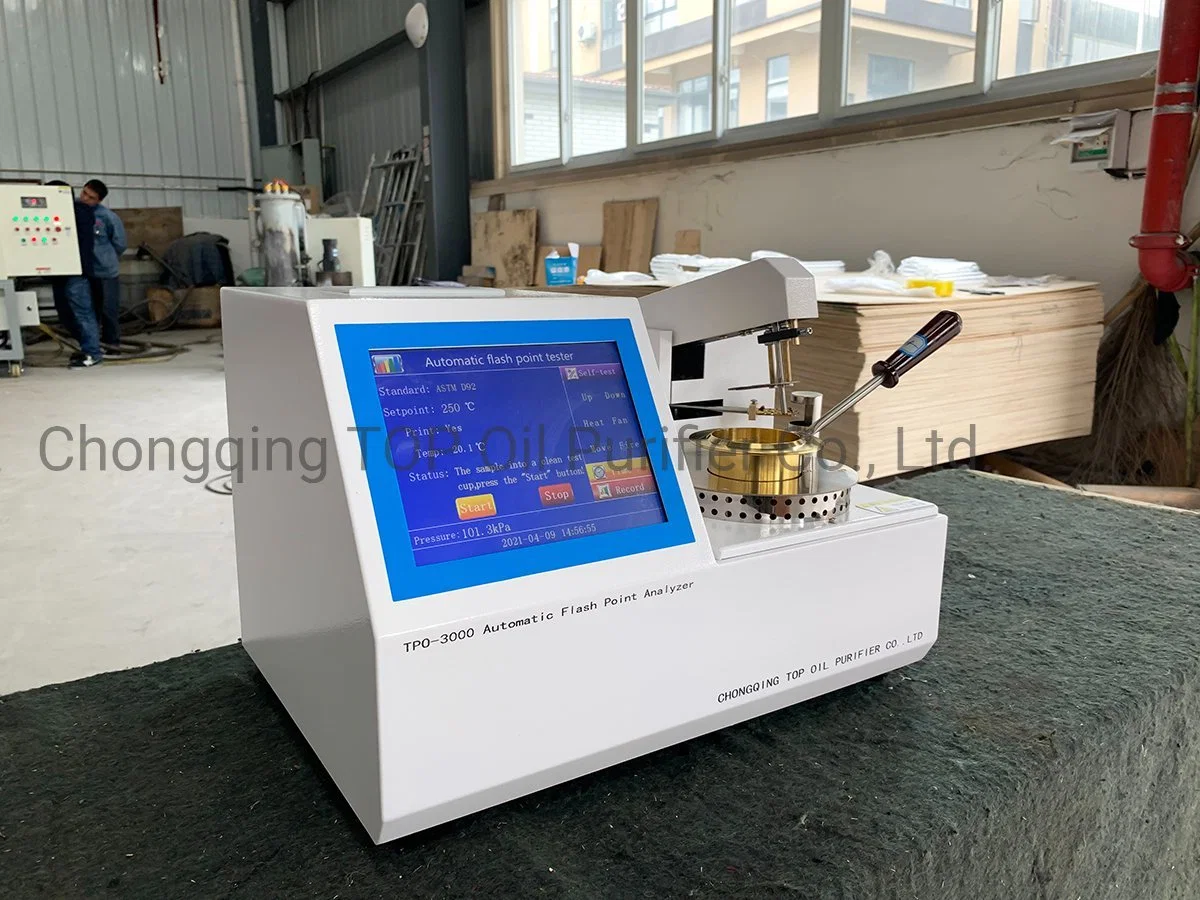 ASTM D92 Automatic Open Cup Flash and Fire Points Tester