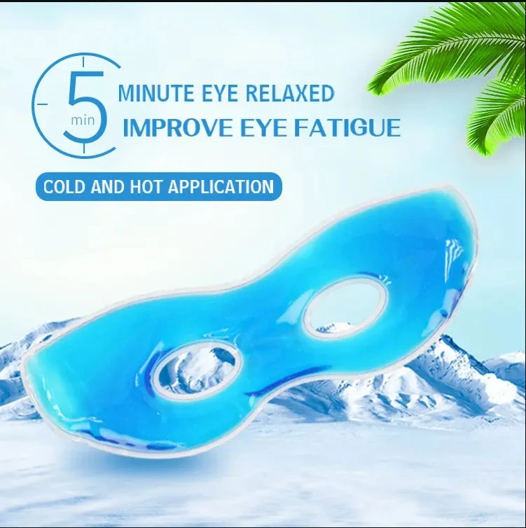 Capa doble elástico Eyecover Sleepingtravel suave satén de seda para dormir la máscara de ojos