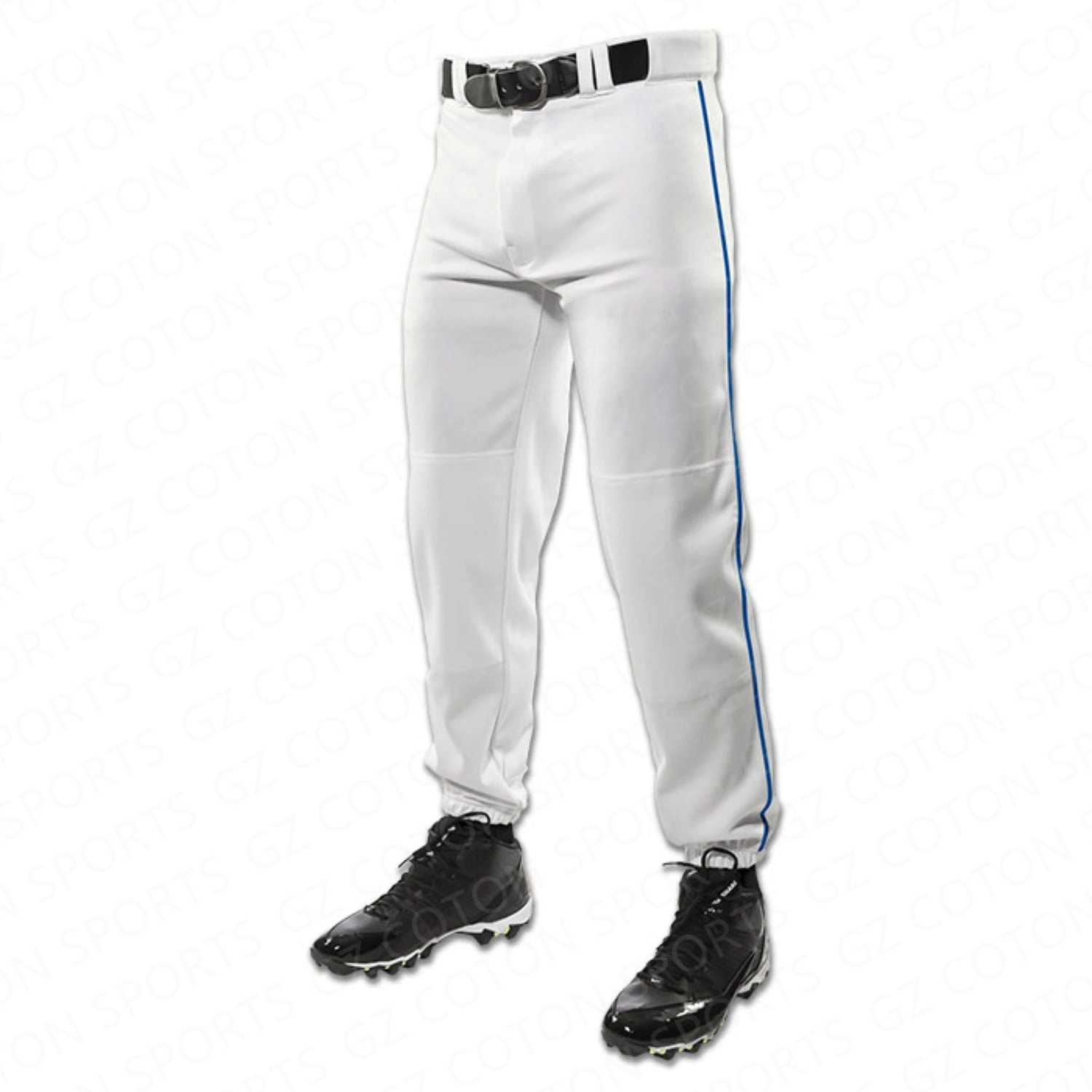 Custom Kids Wear Baseball Pants Youth Softball Pinstripe High Pantalón de sóftbol transpirable de poliéster elástico