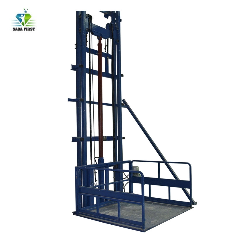 Hot Sell Hydraulic Guide Rail Lift Vertical Forklift Cargo Lift