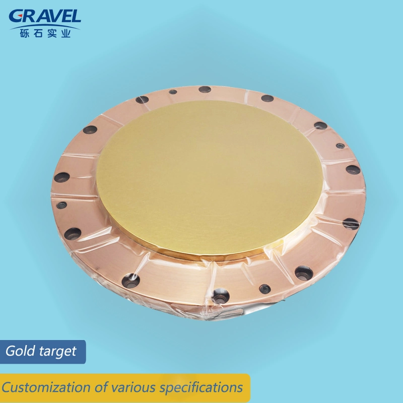 High Purity Gold Sputtering Target Material Custom Processing