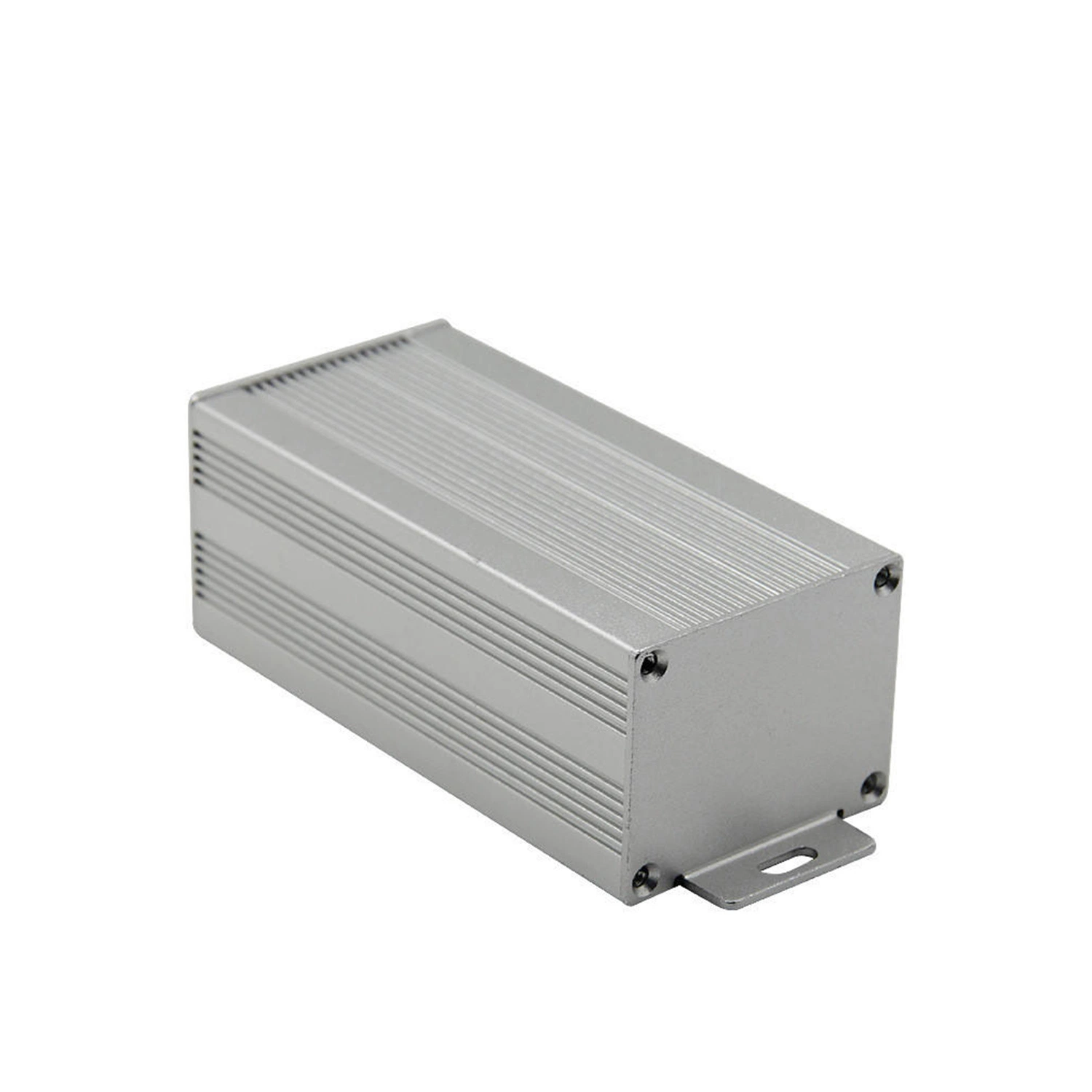 1455K1201b K Metal Enclosure, 1455 Series, Extruded with Metal End Panels, Small, Extruded Aluminium, 43 mm