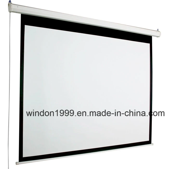 60*60 Inch Motorized Projection Screens with Matte White