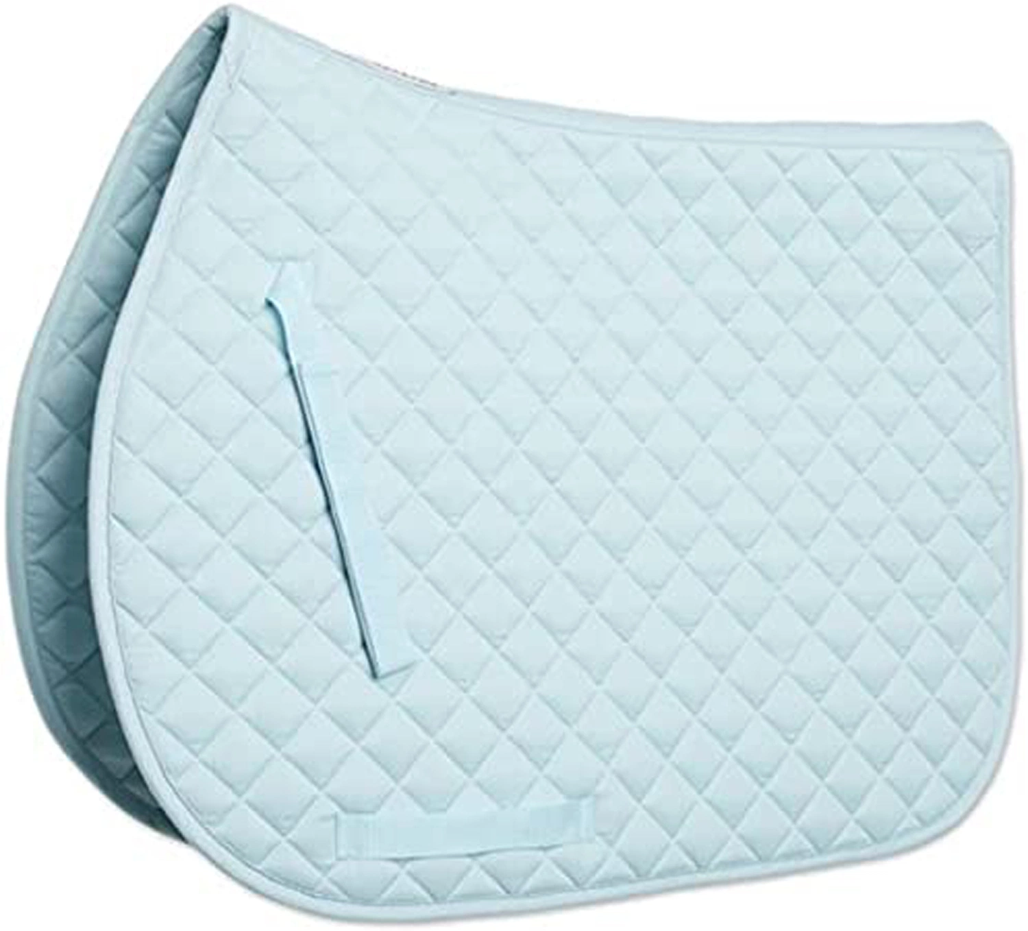 Almofada de sela para cavalo respirável de competição equestre, feita de algodão absorvente de suor e absorvente de choque.