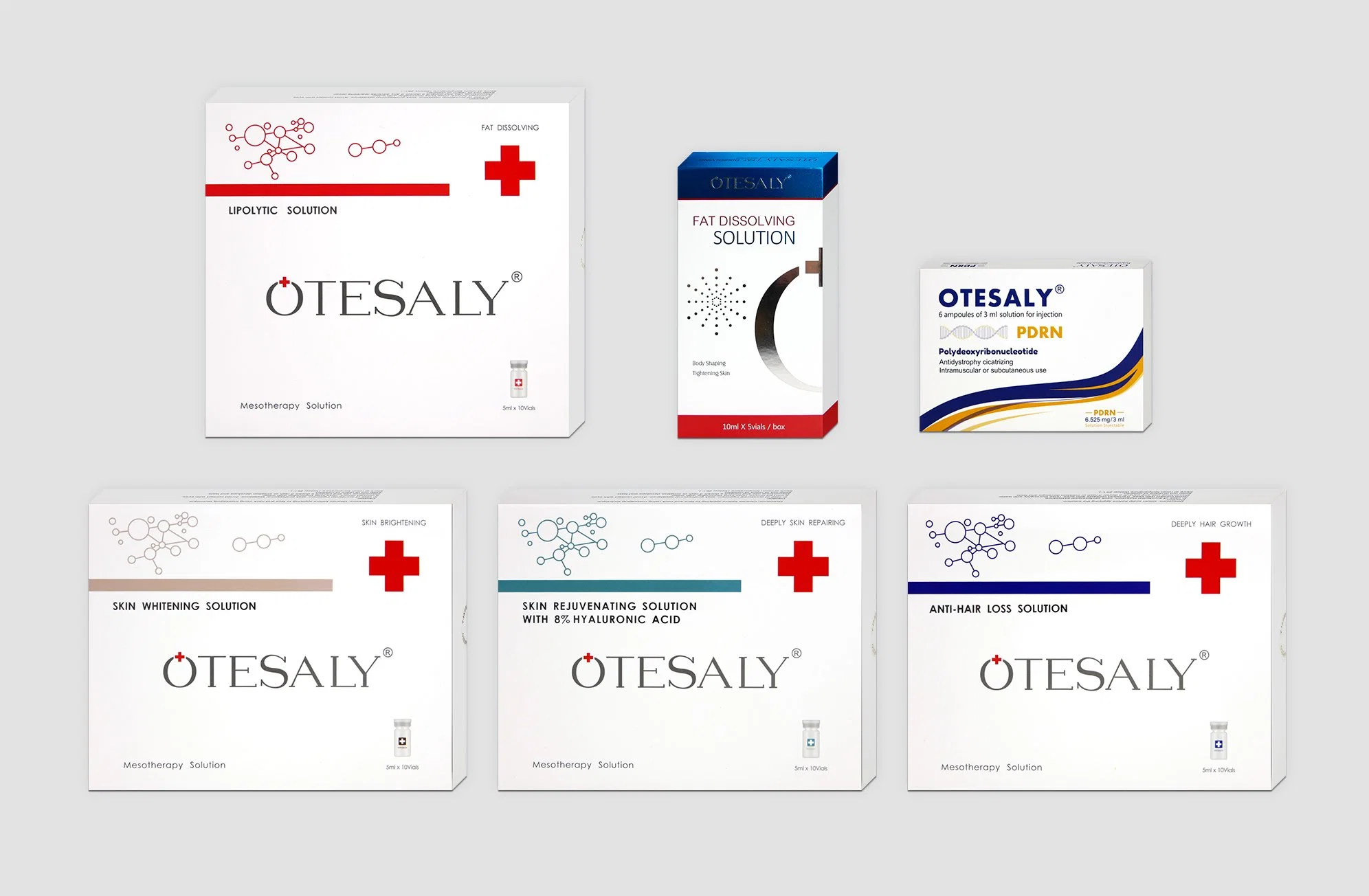 CE Approved Safe Otesaly 8% Ha Mesotherapy Solution Fade Acne Scars Serum Mesotherapy Cocktail Microneedling Products Otesaly Price