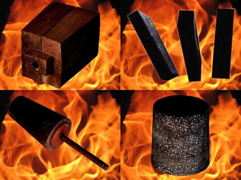 Collebon magnesia Carbon Brick Refractory Ladle Brick para forno Flash