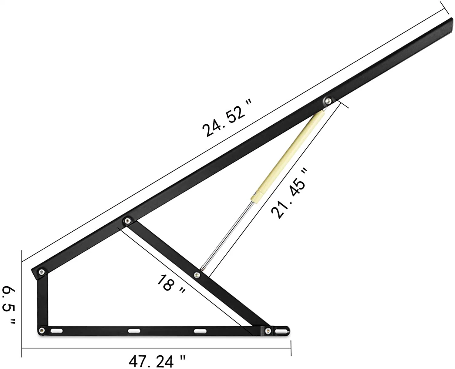 Gas Lift Storage Bed Tube Metal Material Iron Style Packing Modern Furniture Bedroom Origin Dormitor