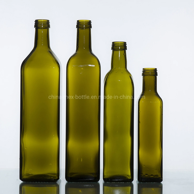 100ml 150ml 250ml 500ml 750ml 1000ml Square Glass Olive Oil Bottle