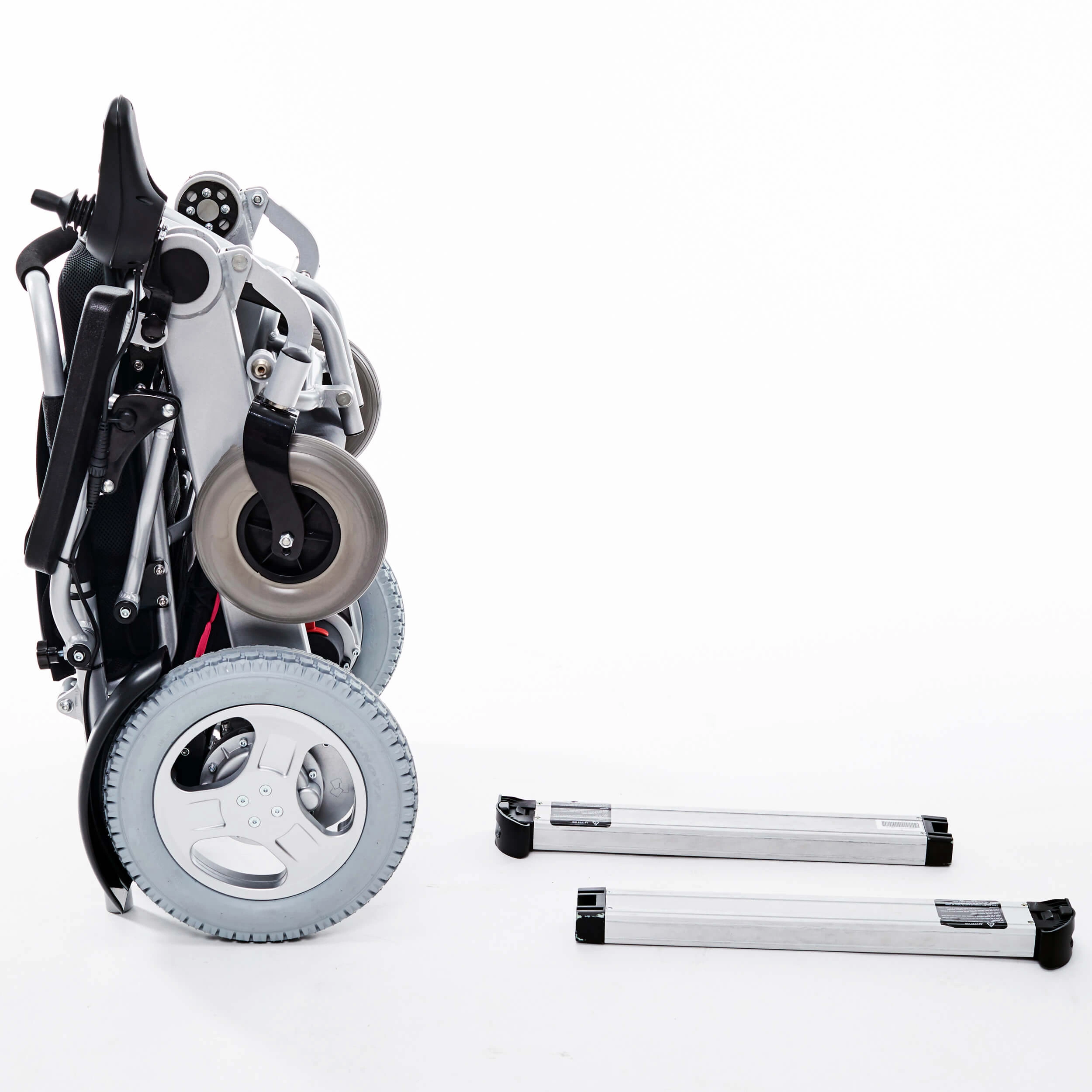 Neu faltbare Elektro-Rollstuhl Aluminium Leichtbau Power Wheel Stuhl mit Lithium-Batterie