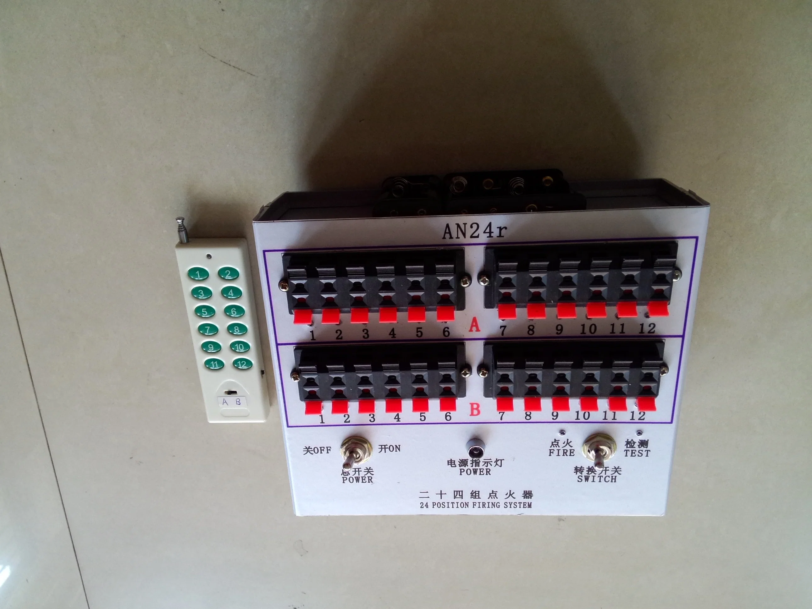 An24r Wholesale/Supplier 24 Cue Fireworks Wireless Firing System Pyrotechnics Remote Controller