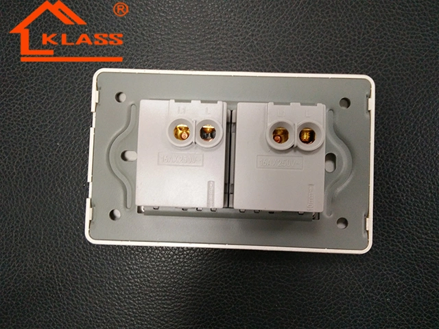 Aluminum Metal Clab Two Gang One Way Power Switch