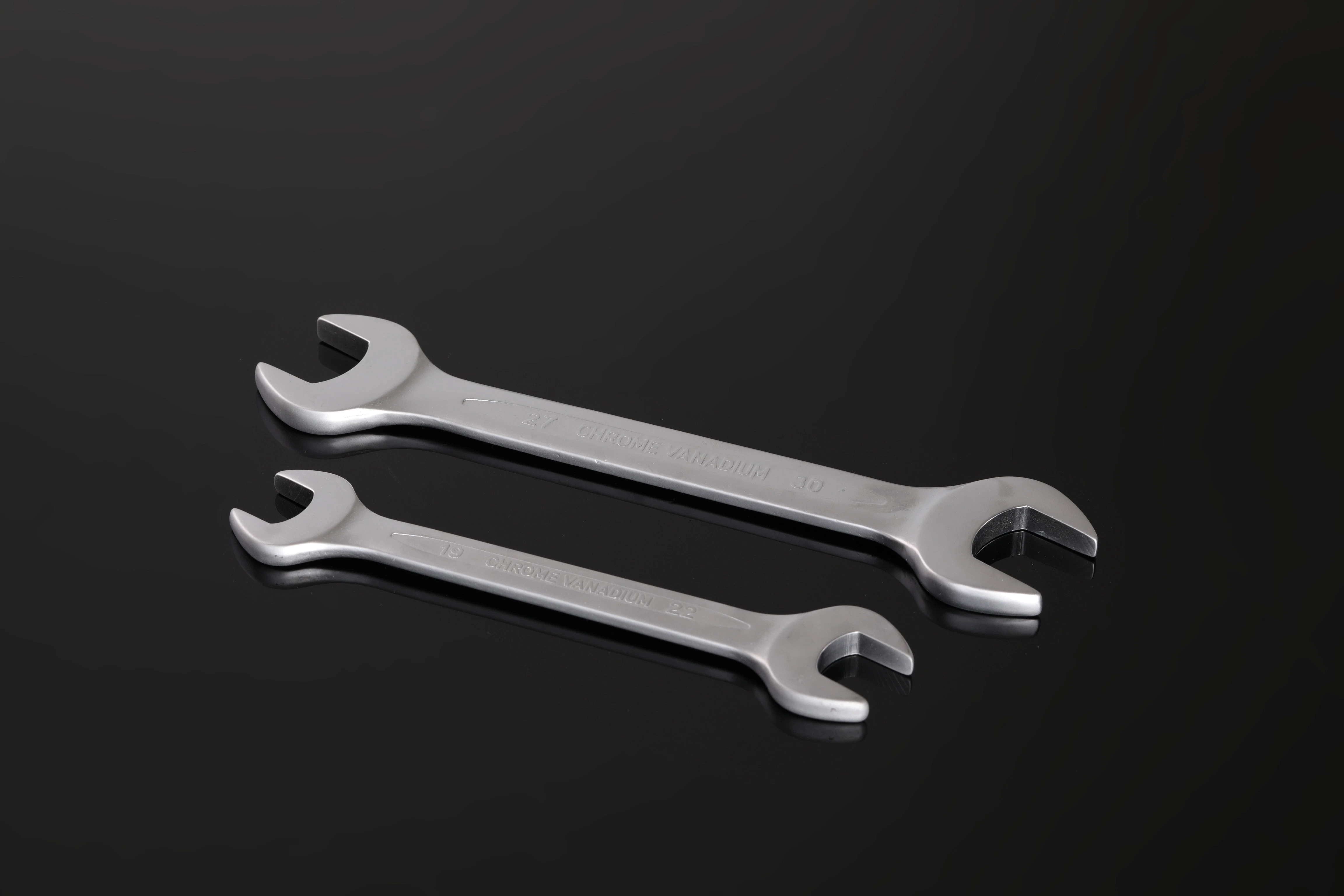 Middly Wrench Set, Double Open-End Wrench, Open Spanner, Cr-V