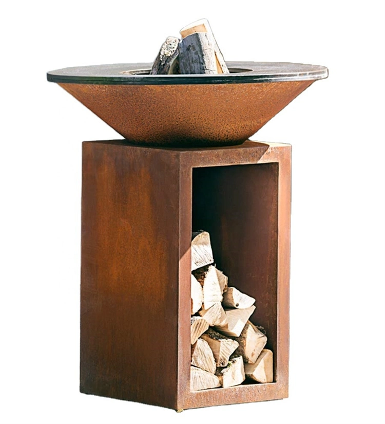 2022 Leña de barbacoa al aire libre Brazier Fire Pit Fire Bowl