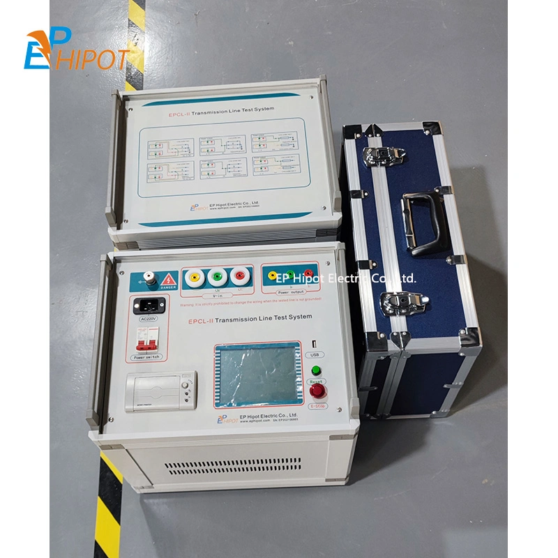 Séquence de zéro de l'impédance de ligne de transmission Instrument de test testeur de ligne de paramètre de fréquence d'alimentation