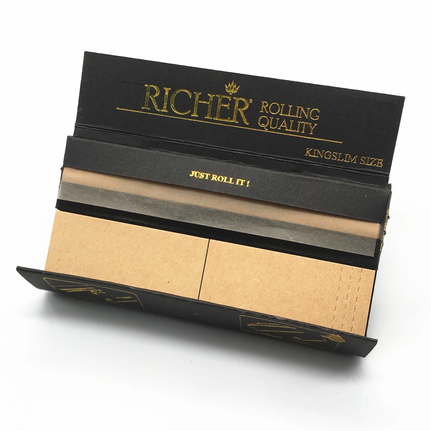 3 in 1 All in One Kit Custom Rolling Paper with Grinder Tray