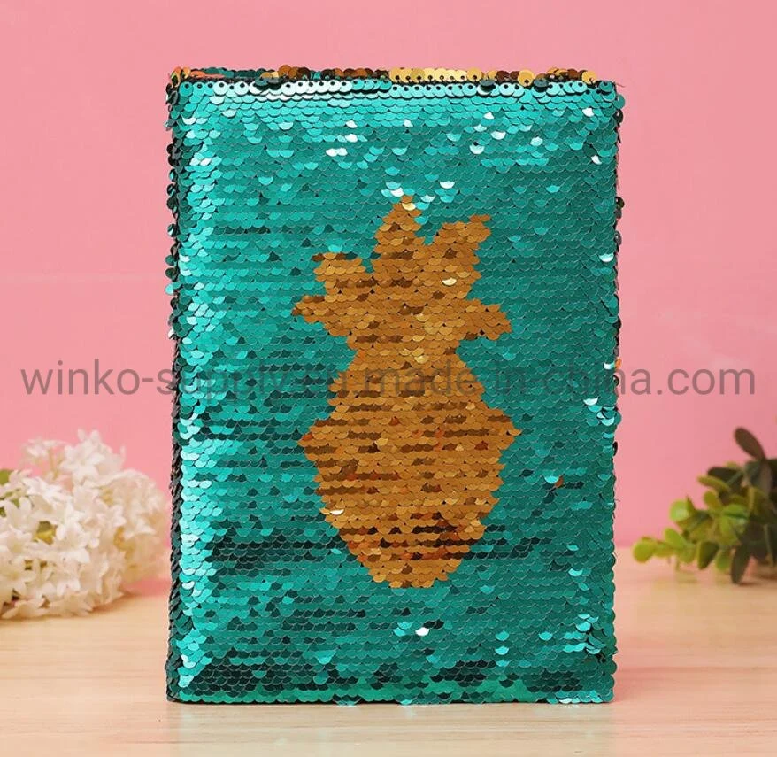 Reversible Sequin Glitter Cover A5 Diray Notebook