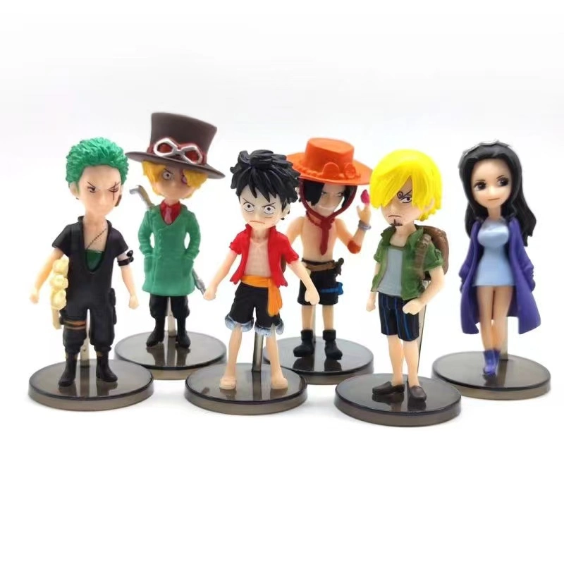 OEM 3D Japanese Detective Conan Cartoon Character Anime Figure Mini Model Dolls