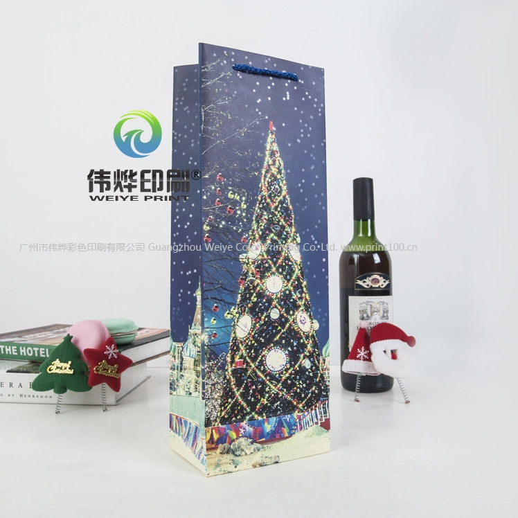 Custom Printing New Products Wine Paper Packaging Gift Bag