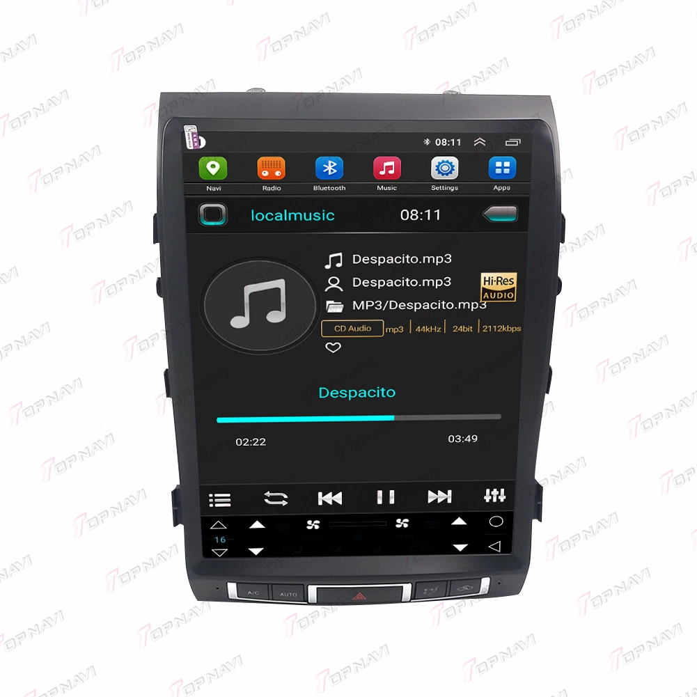 Android Factory WiFi GPS Radio Multimedia System for Toyota Land Cruiser 2008 2009 2010 2011 2012 2013 2014 2015 15.1 Inch