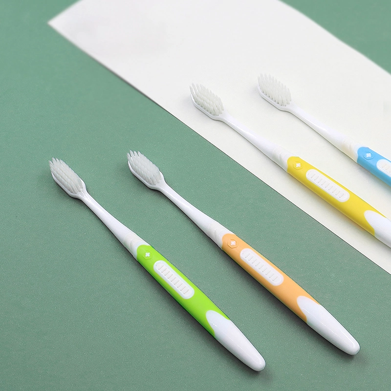 Best Selling Slender Handle Personal Care Adult Super Soft Bristle Toothbrush