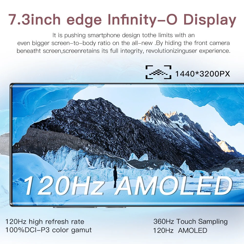 S22 Ultra 7.3inch Large Screen Phone NFC 5g Mobile Phone