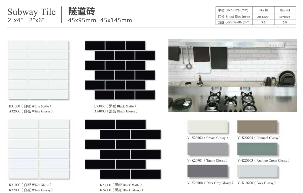 Interior Wall Bathroom Floor Design Black DOT White Ceramic Octagon Mosaic Tile