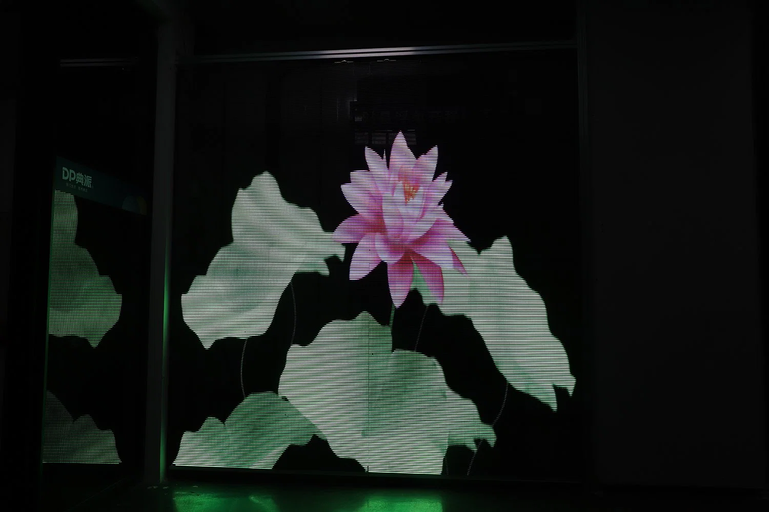 LED Projection Door and Showcase Stereo Indoor Advertising Immersive Screen