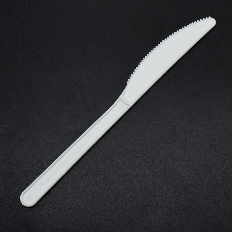 Biodegradable and Compostable Knife Environmental Polylactic Acid Fork Custom PLA Spoon