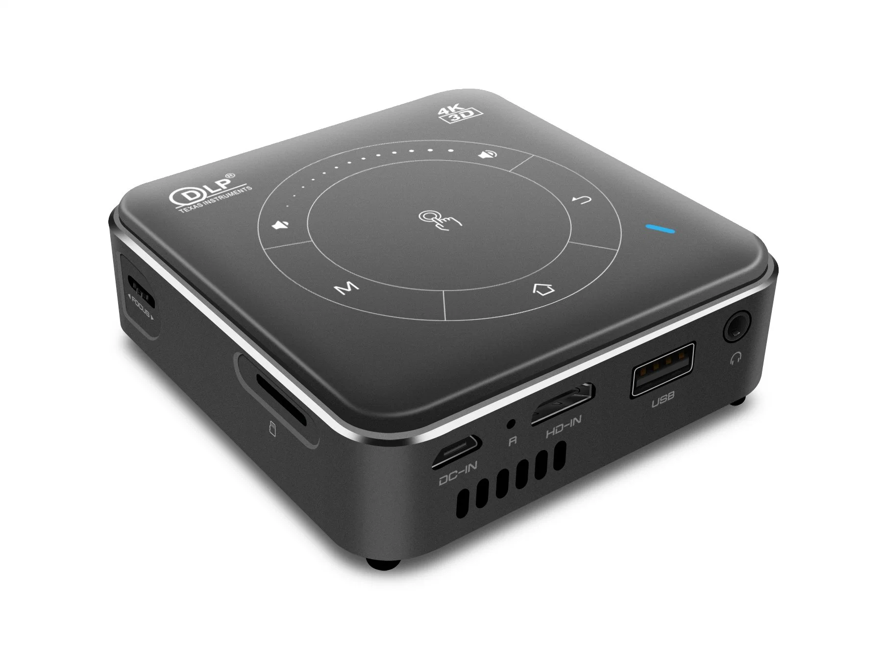 Android 9.0 with DLP 50 Lumens Smart Mini Projector