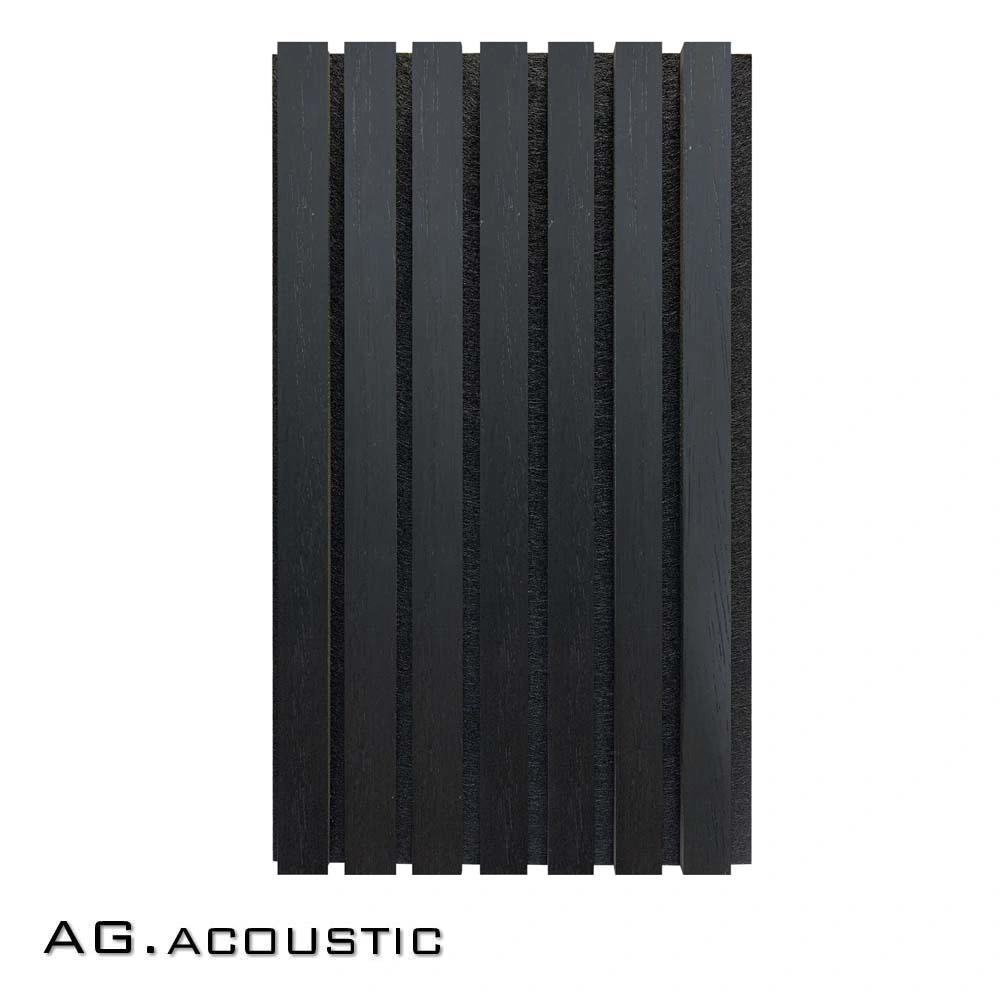 AG. Acoustic Interior Decorative Wall Panel Slat Pet MDF Board for Meeting Room