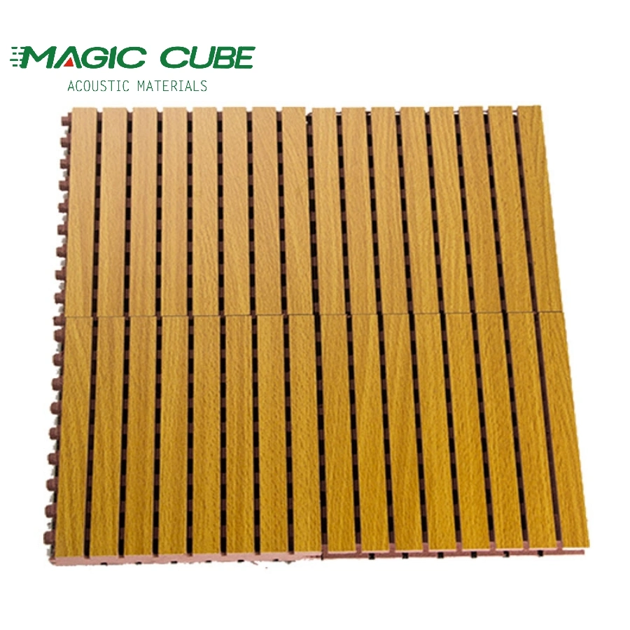 Best Grooved Acoustic Panel Decorative Wall Panels for Classroom or Office