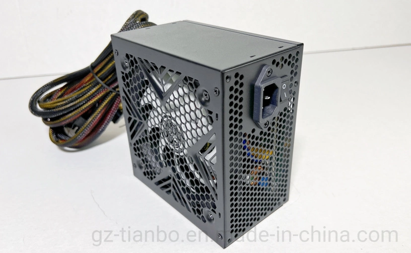 Alta eficiencia de los juegos de PC ordenador ATX 550W Fuente de alimentación del ventilador de 12cm la fuente de alimentación de PC 80+ Gran tensión