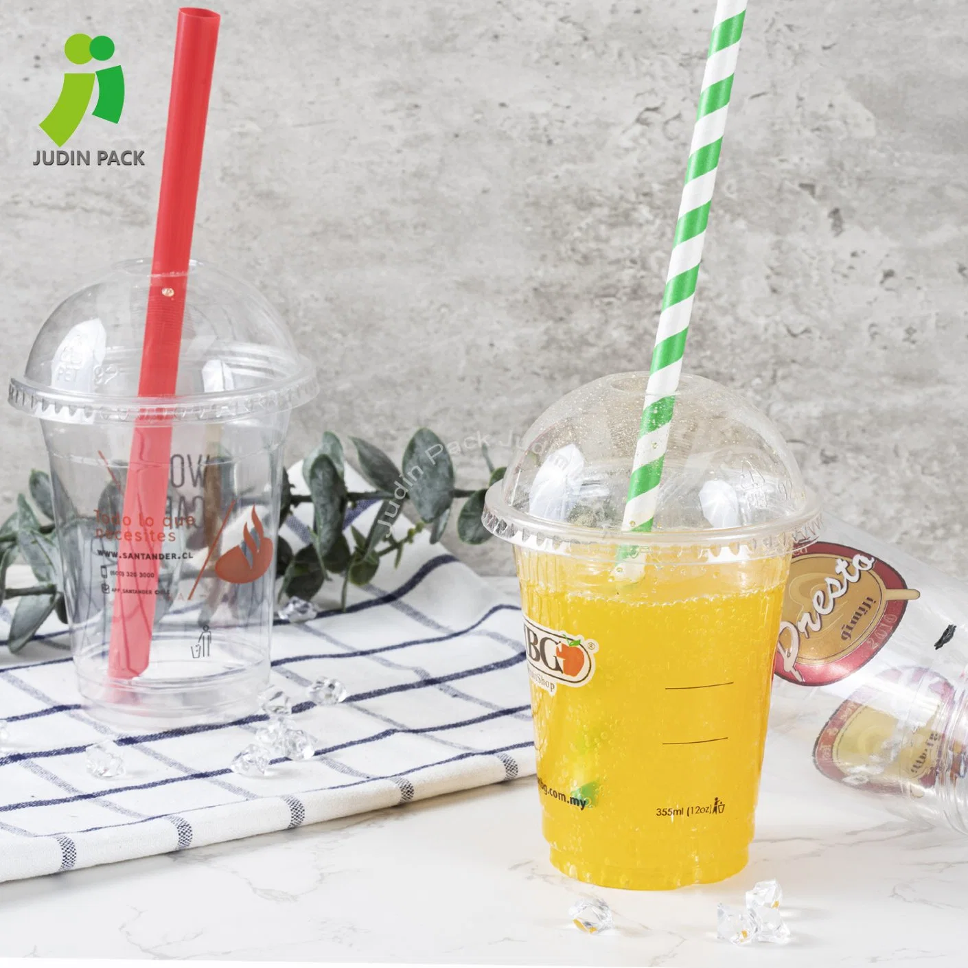 Hot Sale High Clear High quality/High cost performance  Pet Cold Drinks Plastic Cups Plstic Bottles for Juice Factory