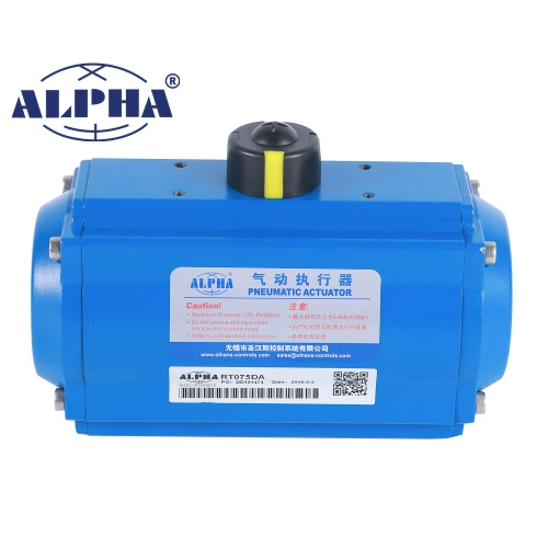 Alpha C Series C300 with PTFE Coating Blue Pneumatic Actuator