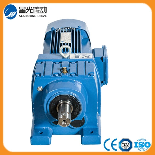 0.12-160kw Foot and Flange Mounted Inline Coaxial Helical Geared Motor Gearbox