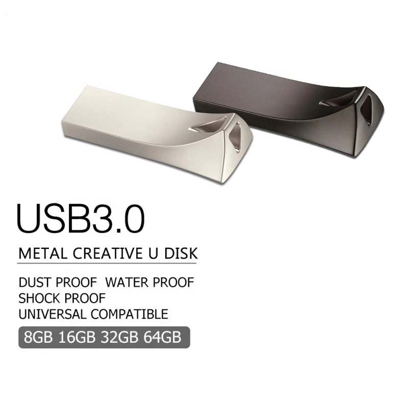 Großhandel High Speed Metall Mini USB 16GB 32GB 64GB USB Flash-Laufwerk als Geschenk