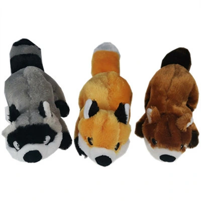 Commerce de gros d'adorables animaux animés jouet PET PET produit avec Squeakers pour chien et chat