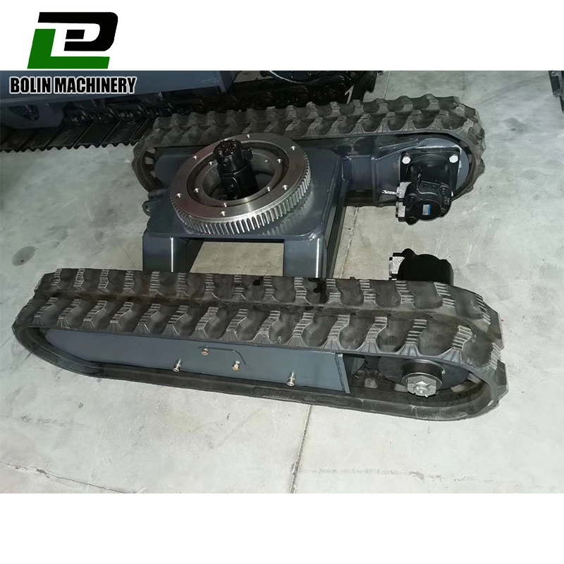 Crawler Mini Rubber Track Undercarriage/Tracked Chassis System