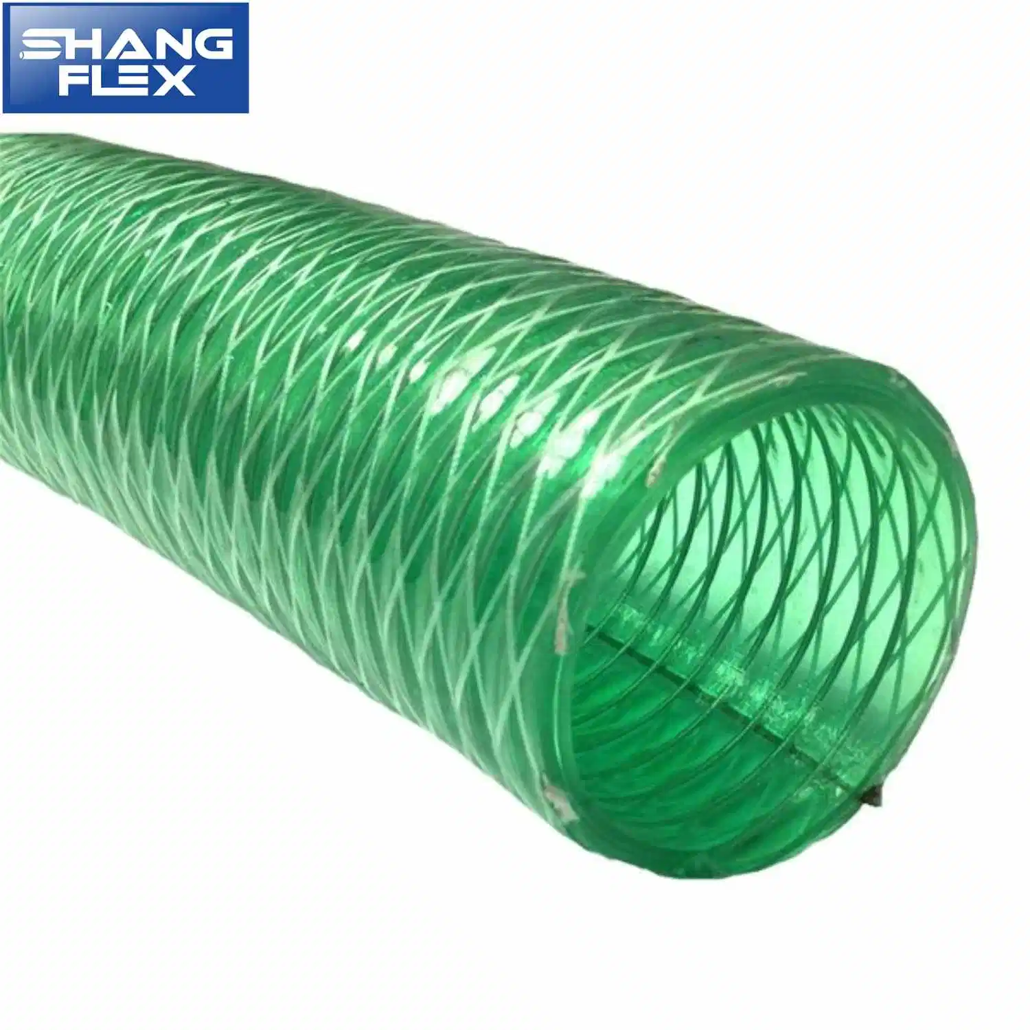 Anti Chemical PVC Fiber and Steel Wire Reinforced Hose for Water Oil Transfer