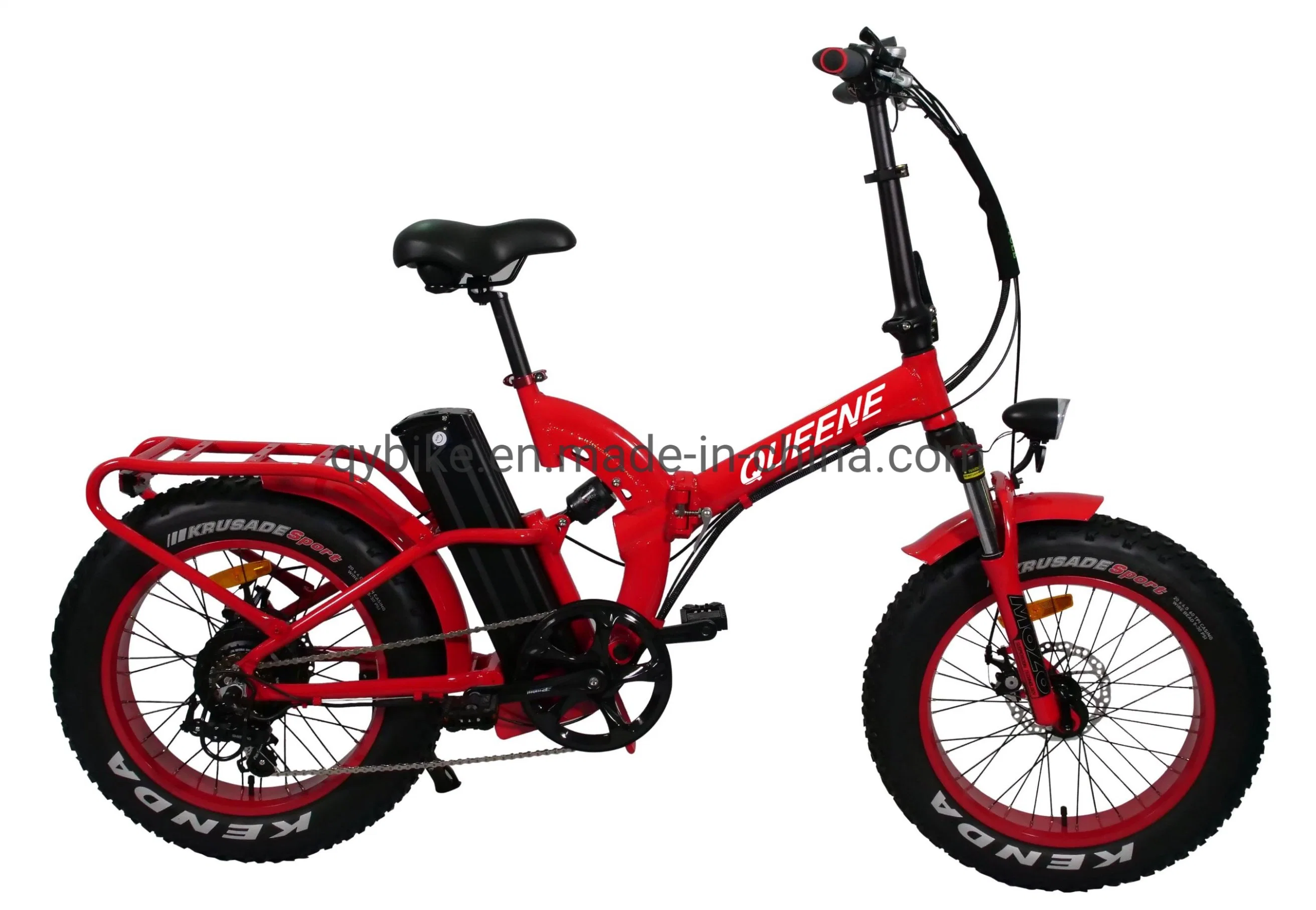 Queene/48V 500W 750W 1000W de puissance china pas cher la suspension totale de gras de montagne Vintage Retro pneus Vélo Electrique vélo