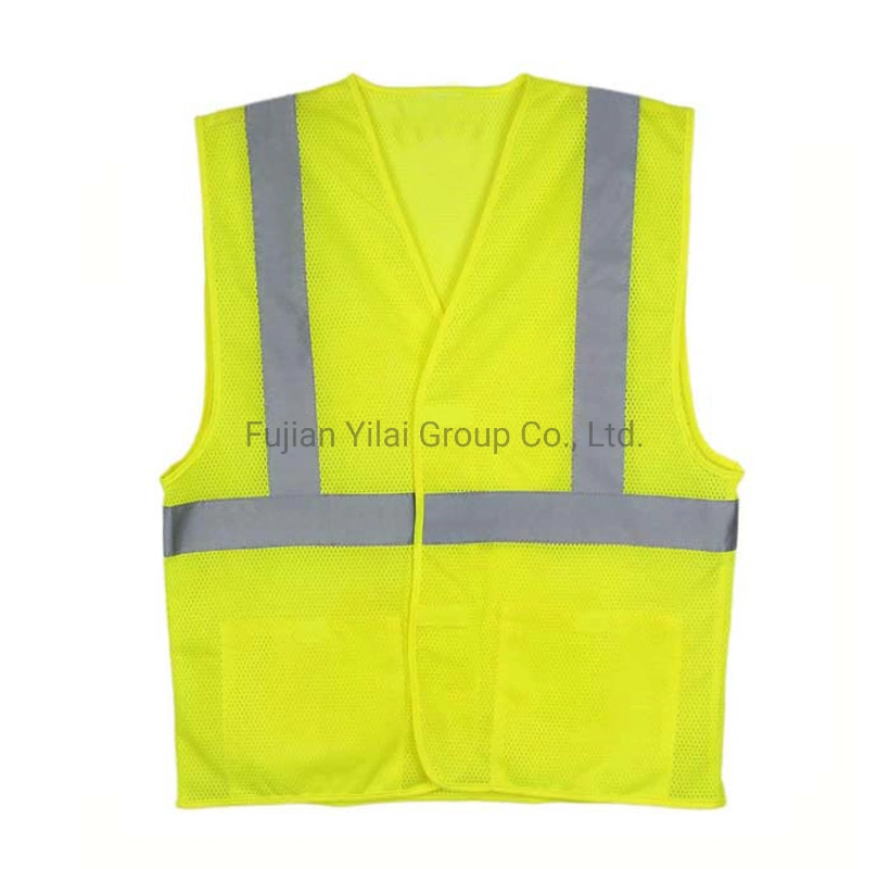 High Visibility Black Safety Vest with Zipper Logo Customized Work Wear Black Safety Vest Reflective