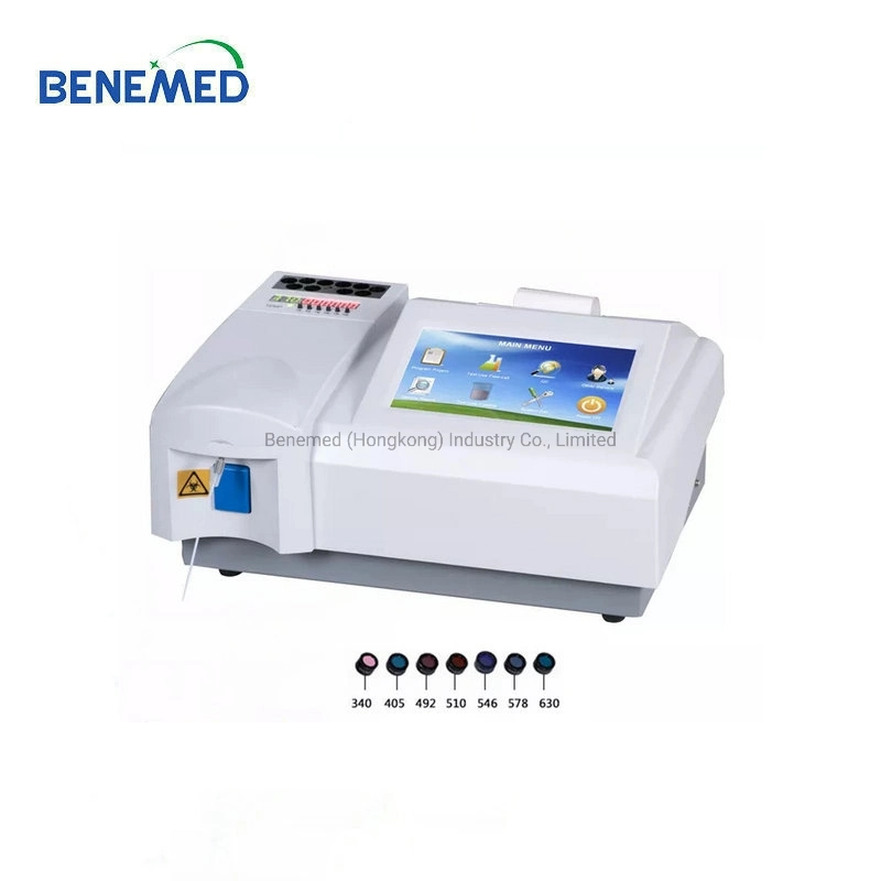 Venta caliente sangre Semi-Auto bioquímica analizador portátil de veterinarios VET Analizador de Química