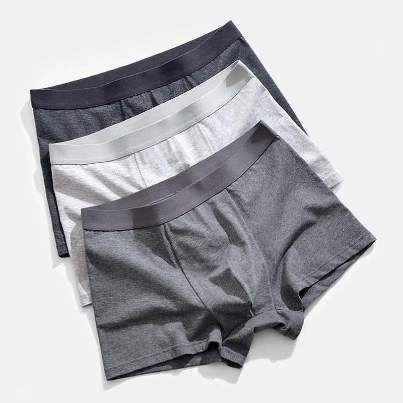 Men&prime; S Simple Modal Knitted Underwear Boxers Briefs Soft