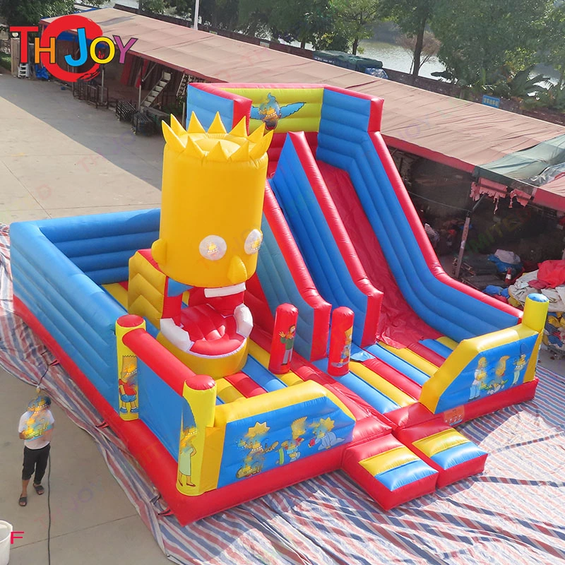 8x8m Simpson gonflable en PVC commerciale Bouncer Inflatable Bounce House for Sale